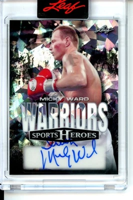 2025 Leaf Sports Heroes Micky Ward Warriors Autograph Card #20/25 Boxing Legend - Image 1 of 2