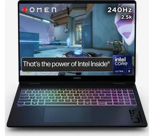 HP Omen 16-AH0503NA 16" 2.5K Intel Ultra 9 32GB RAM 1TB SSD RTX 5070Ti - Win 11 - Picture 1 of 6