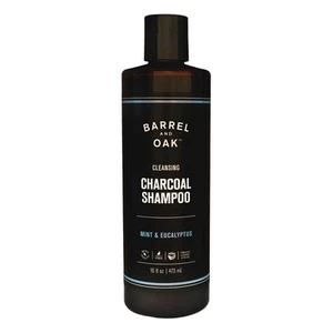 Cleansing Charcoal Shampoo for Men 16 Fl Oz Organic Purifying Hair Care - Picture 1 of 8