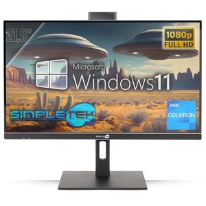 ALL IN ONE 22" G460 RAM 16GB SSD 480GB WINDOWS 11 PRO AIO COMPUTER VESA PC LCD - Foto 1 di 8
