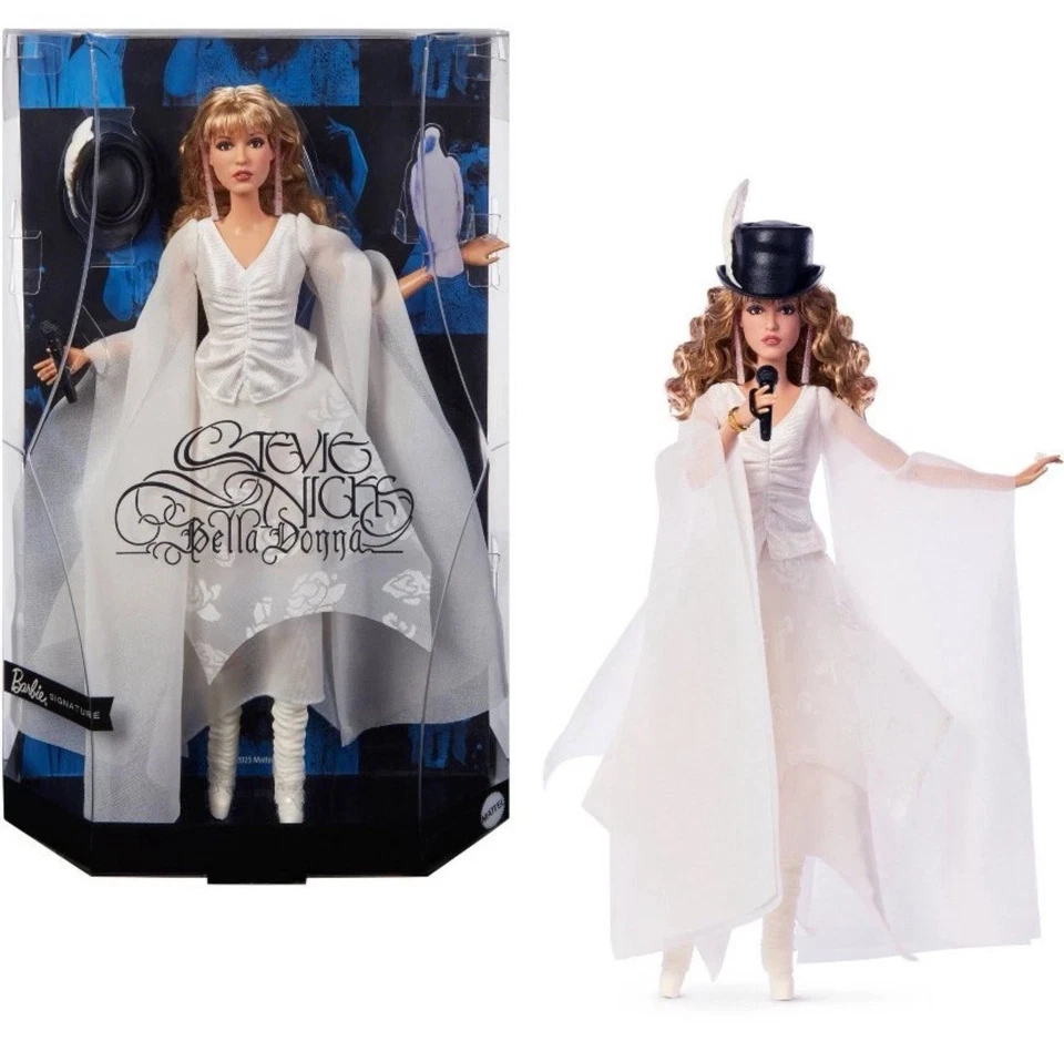Barbie Stevie Nicks Bella Donna White Dress Doll JBJ45-9993 JBJ45