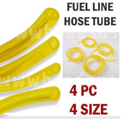 4 Size Fuel Line Hose 16 Feet Petrol Tubing Chainsaw Common Weedeater 2 Cycle - Image 1 of 4