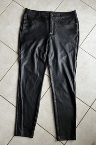 Calzedonia Lederimitathose, Chino Hose, Damen Hose, Kunstlederhose in Gr. L - Bild 1 von 8