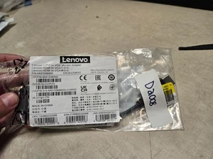 Lenovo 4X91D96895 DVB005GK Standard 19 Pin HDMI VGA Video Adapter Converter - Picture 1 of 4