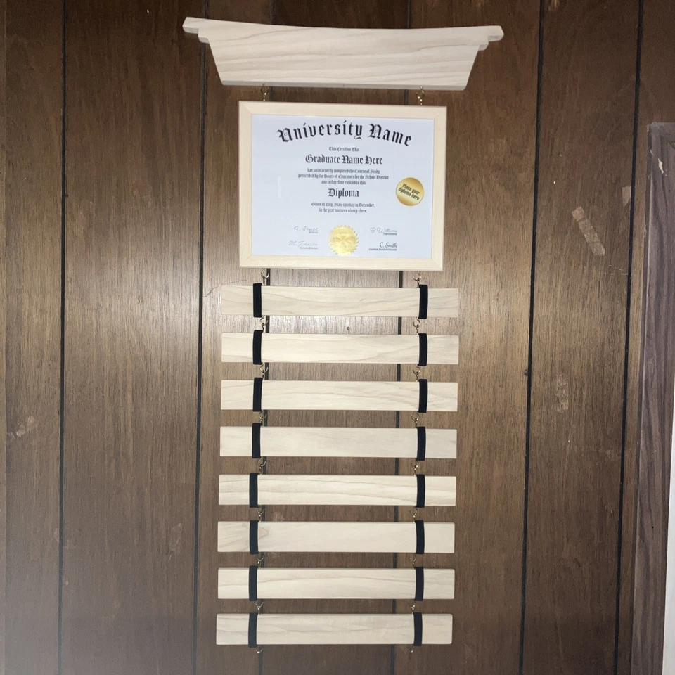 Soporte de pared para exhibición de cinturón de artes marciales para cinturones de karate taekwondo Foto 1 de 1