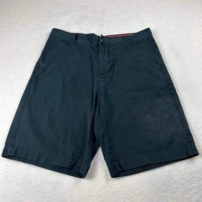 Pantalones Cortos De Colección No Boundaries Y2K Nobo Patrón Frente Plano Preparación Negros Talla 36 RARO Foto 1 de 4