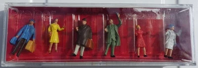 Figurines HO PREISER 14028 ou 04028 - Voyageurs, scènes d'arrivée Preisgruppe 02 - Photo 1/2