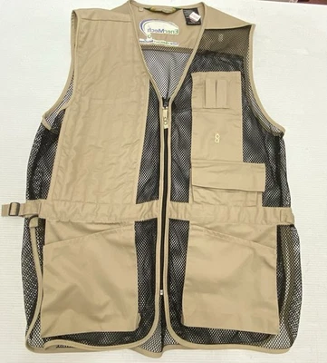 NUEVO SIN ETIQUETAS Bob Allen 2xl Chaleco de Tiro Caqui Acolchado Hombro Derecho - Malla - Bolsillos Foto 1 de 4