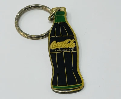 1985 Coca Cola Coke Bottle Keychain Vintage Enamel Metal - Image 1 of 4