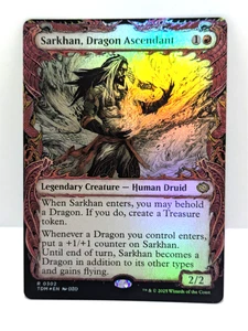 Tarkir: Dragonstorm - Sarkhan, Dragon Ascendant - Showcase - Foil - Tdm 302 - - Picture 1 of 2