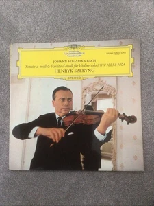 BACH -  Sonate & Partita -Henryk Szeryng  - DGG Tulips 139389 Stereo - Picture 1 of 6