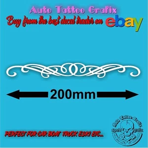 PINSTRIPE DECAL STICKER FOR HOT ROD RAT ROD HORSE FLOAT CARAVAN CAMPER STICKERS - Bild 1 von 6