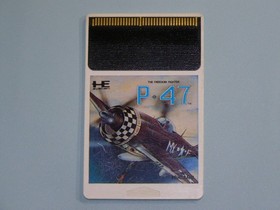 NEC PC Engine HuCARD P-47 P47 Collector's Item Used