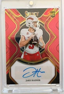 Jake Haener 2023 Select Draft Picks Red Auto Rookie RC Bulldogs Fresno St RS-JHA - Bild 1 von 2