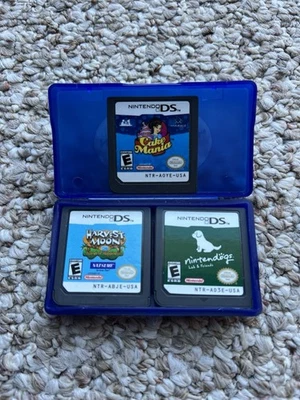 ⭐️Nintendo DS Lote de Juegos Nintendogs Harvest Moon Cake Mania Cartuchos Solo⭐️ Foto 1 de 2