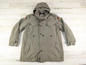 Vintage 70er Jahre Bundeswehr Jacke Herren 160/170-95 grün Moleskin gefüttert  - Bild 1 von 17