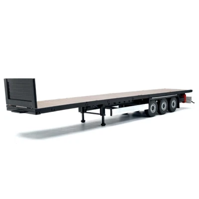TRANSPORT TRAILER RIMORCHIO BLACK 1:24 Solido Camion Modellino Nuovo - Immagine 1 di 3