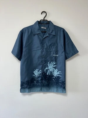 Billabong гавайский кнопка рубашка серфинга стиль Y2K только серфер синий мужской размер маленький - Изображение 1 из 4