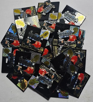 2004 World Series Boston Red Sox St Louis Cardinals Pin Lot of 25-NOS! - Image 1 of 3