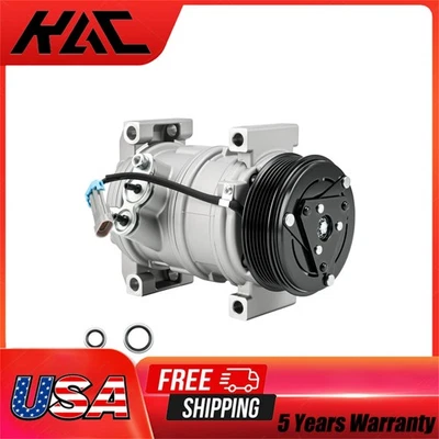 A/C Compressor w/ Clutch Fits 2004-2006 Chevrolet Silverado 2500 HD V8 6.6T - Изображение 1 из 4