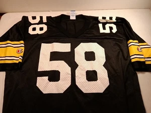 Champion Pittsburgh Steelers Jack Lambert #58 Nylon Throwback Trikot Gr. 48 USA - Bild 1 von 20