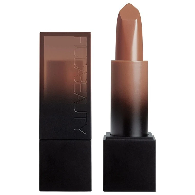 Huda Beauty *Goal Digger* Bossy Browns Power Bullet Cream Glow Lipstick - Image 1 of 1