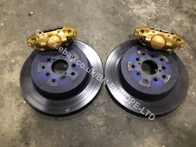 Pinzas y discos de freno traseros Brembo para: Subaru Impreza GDA GDB WRX STI 01-07 Foto 1 de 4