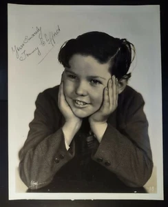 SELTEN 1930er KINDERSTAR TOMMY CLIFFORD 8X10 BW FOTOGRAFIE SIGNED AUTOGRAMM COA. - Bild 1 von 4