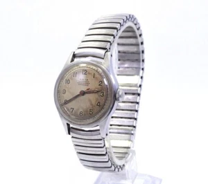 Vintage WW2 era 1940's ARTA Shockabsorber 3284 LIGA 17 Jewel Swiss Winding Watch - Picture 1 of 12