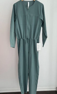 Lululemon Ventlight Zippered Jumpsuit NWT Size 0 2 4 6 8 10 12 14 Tidewater $148 - Изображение 1 из 4