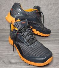 Reebok ZigTech Mens Size 10.5 Running Shoes Black Orange Athletic Sneakers