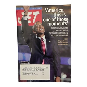 Jet Magazine September 15, 2008 Barack Obama Makes History Democratic Convention - Picture 1 of 2