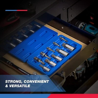 NEIKO 10056A 1/4-Inch, 3/8-Inch & 1/2-Inch Drive XZN Triple Square Spline Bit... - Image 1 of 4