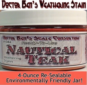 Nautical Teak Weathering Stain-4oz Doctor Ben's Wood Plastic Metal Resin oss2461 - Picture 1 of 12
