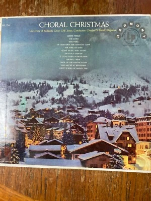 University Of Redlands Choir, J.W. Jones, Charles D. Smith – Choral Christmas LP - Image 1 of 4