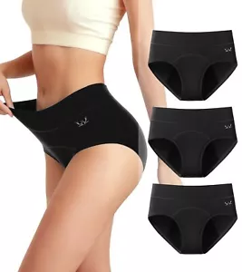 Women's Period Underwear Heavy Flow High Absorbency Cotton Panties LeakProof ... - Picture 1 of 7