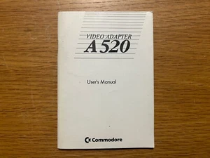 1980s Commodore Amiga 520 RF Modulator User Manual / Guide - Good Condition - Picture 1 of 2