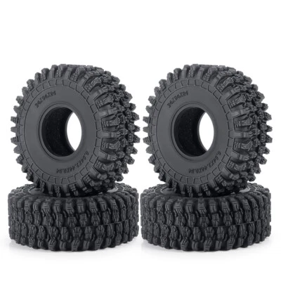 4PCS 64MM 1.0" Tires All Terrain for RC 1/18 TRX4-M 1/24 FCX24 Axial SCX24 AX24 - Bild 1 von 4