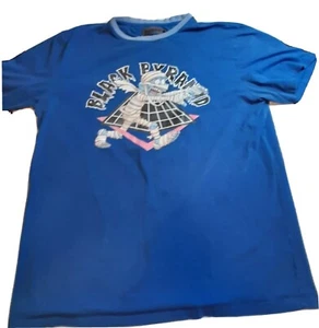 T-shirt uomo zombie mummia blu piramide nera manica corta 2XL - Foto 1 di 8