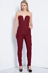 Boutique brand-Women's Strapless Jumpsuit - BRAND NEW with tags! - Picture 1 of 3