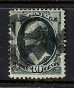 SCOTT 154 1870 30 CENT HAMILTON BANKNOTE REGULAR ISSUE USED F-VF CAT $200! - Picture 1 of 2