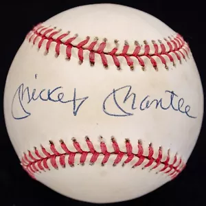 Mickey Mantle Signed Official American League Baseball JSA LOA #YY77359 - Picture 1 of 5