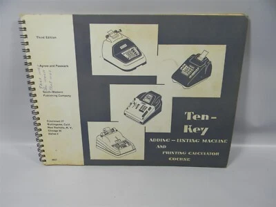 1963 Ten-Key Adding Listing Machine & Printing Calculator Course - M94 #14 - Image 1 of 4