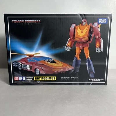 Transformer Masterpiece MP-28 ko Cybertron Cavalier Hot Rodimus G1 - Imagem 1 de 4