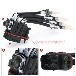 Spider Vortec Fuel Injectors 6 Cylinder 89060439 For Chevy Pickup Truck V6 4.3L - Foto 1 di 12