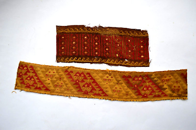 Pre Columbian Textile Fragments   Chancay Chimu • 95£