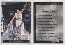 1999 Press Pass Authentics Auto Gold /100 Cal Bowdler Auto