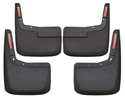 Se adapta a 21-24 Ford F150 Husky Forros guardabarros delantero trasero guardabarros aletas contra salpicaduras 4 piezas 58526 Foto 1 de 2