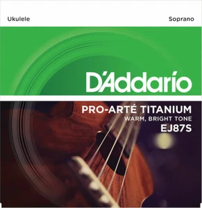 D'Addario EJ87S Titanium Ukulele Strings, Soprano - Picture 1 of 1