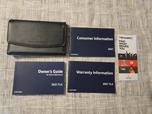 2021 ACURA TLX OWNER MANUAL BOOKS SET WITH CASE OEM FREE FAST SHIPPING COMPLETE - Bild 1 von 6